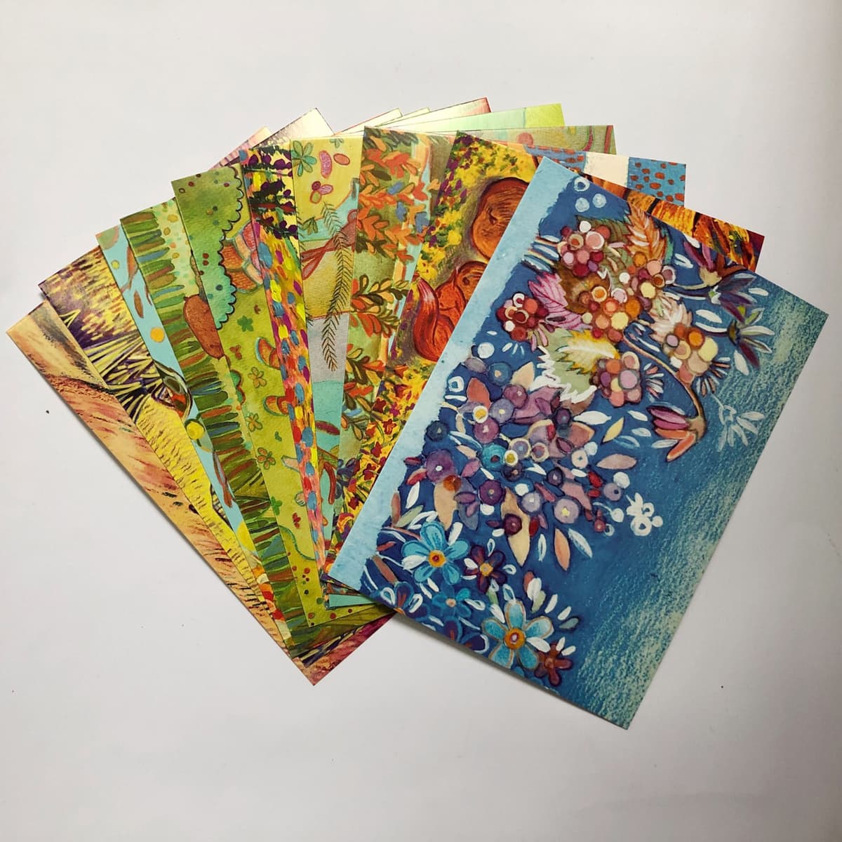 Advertising postcard envelope combination customization personality simple after-sales service card printing message thank you card customization