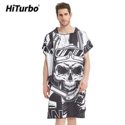 HiTurbo Adult Diving Beach Quick-drying Cape Swimming Changing Clothes Bathrobe Cloak Absorbent Quick-drying Towel for Men and Women thumbnail 4