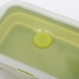 Four-piece silicone foldable lunch box microwave silicone lunch box preservation children's lunch box creative set Wholesale thumbnail 2