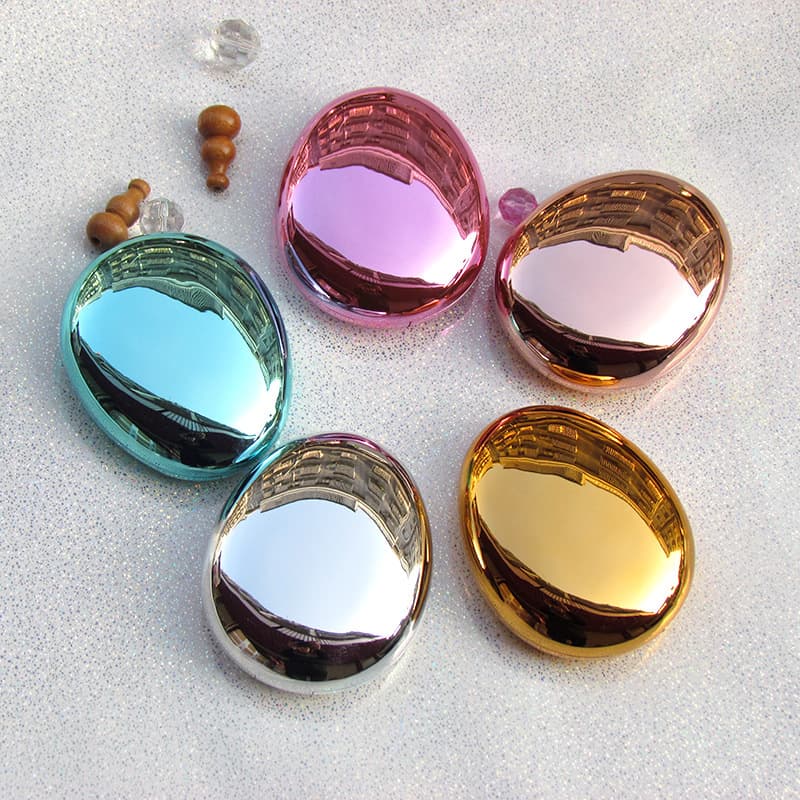 New contact lens box egg invisible companion box electroplating beauty pupil box wholesale quality assurance