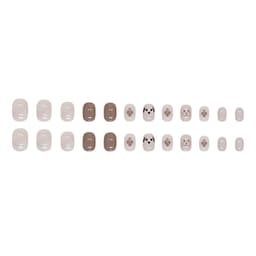 Cute puppy children wear nail dog claw rhombus fake nail patch nail patch children's funny nail piece thumbnail 5