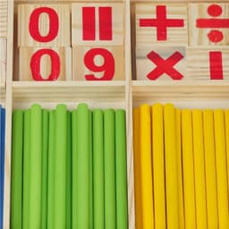Children's Wooden Number Stick Operation Learning Box Primary School Students Early Education Mathematics Teaching Aids Kindergarten Educational Wooden Toys thumbnail 3