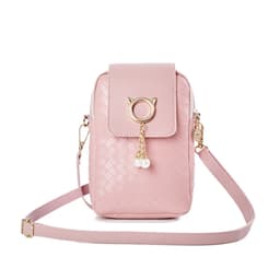 Dropshipping 2022 Autumn and Winter K-Style New Mobile Phone Bag Woven Pearl Tassel Cover Style Single Shoulder Crossbody Bag thumbnail 2
