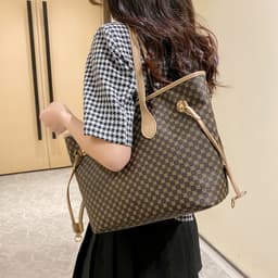 Vintage Tote Bag 2023 New Foreign Trade Women's Bag Large Capacity Mummy Bag Printed Shoulder Bag Women's Handbag for Women thumbnail 3