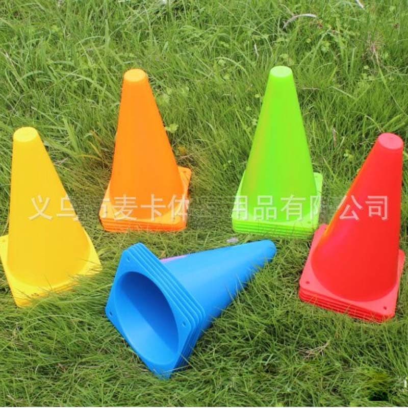 23cm Square Bottom Sign Bucket Football Training Obstacle Sign Cone Auxiliary Training Sign Cone Cone Ice Cream Bucket