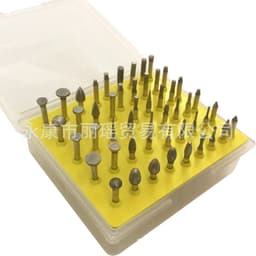 50pc grinding head diamond grinding needle jade stone carving needle electric grinding alloy grinding Rod Emery grinding head thumbnail 5