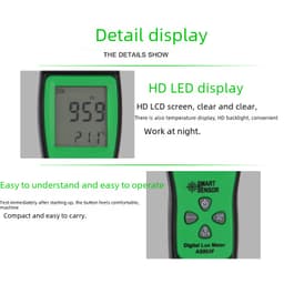 AS803F illuminometer high precision light meter mini digital photometer handheld brightness meter thumbnail 1
