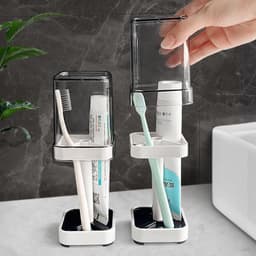 Dust-proof Washing Cup Toothpaste Toothbrush Storage Rack Household Gargle Cup Set Toothbrush Cup Dormitory Toothbrush Holder Toothbrush Holder thumbnail 2
