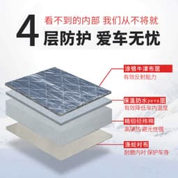 汽车雪挡车罩半罩雪挡防雪防冰雹车衣加厚防水遮阳挡汽车雪挡车罩 thumbnail 3