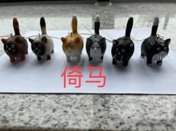 跨境新品现货Kitty miniature sculpture可爱小猫树脂摆件挂饰 thumbnail 3