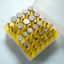 50pc grinding head diamond grinding needle jade stone carving needle electric grinding alloy grinding Rod Emery grinding head thumbnail 2