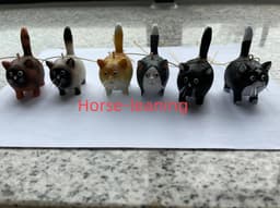 Cross-border new products in stock Kitty miniature sculpture cute kitten resin ornaments thumbnail 3