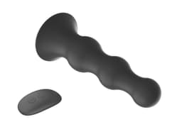 Wireless remote control vibration inflatable anal plug V back court Development sex toys // masturbation sex products thumbnail 3