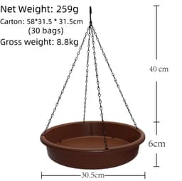 New Outdoor Garden Hanging Bird Feeder Amazon Cross-border Explosions Garden Large Capacity Hummingbird Feeder thumbnail 2