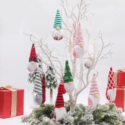 2022 Christmas Decoration Knitted Small Pendant Christmas Tree Hanging Ornaments Forest Old Man Faceless Doll Small Pendant thumbnail 2