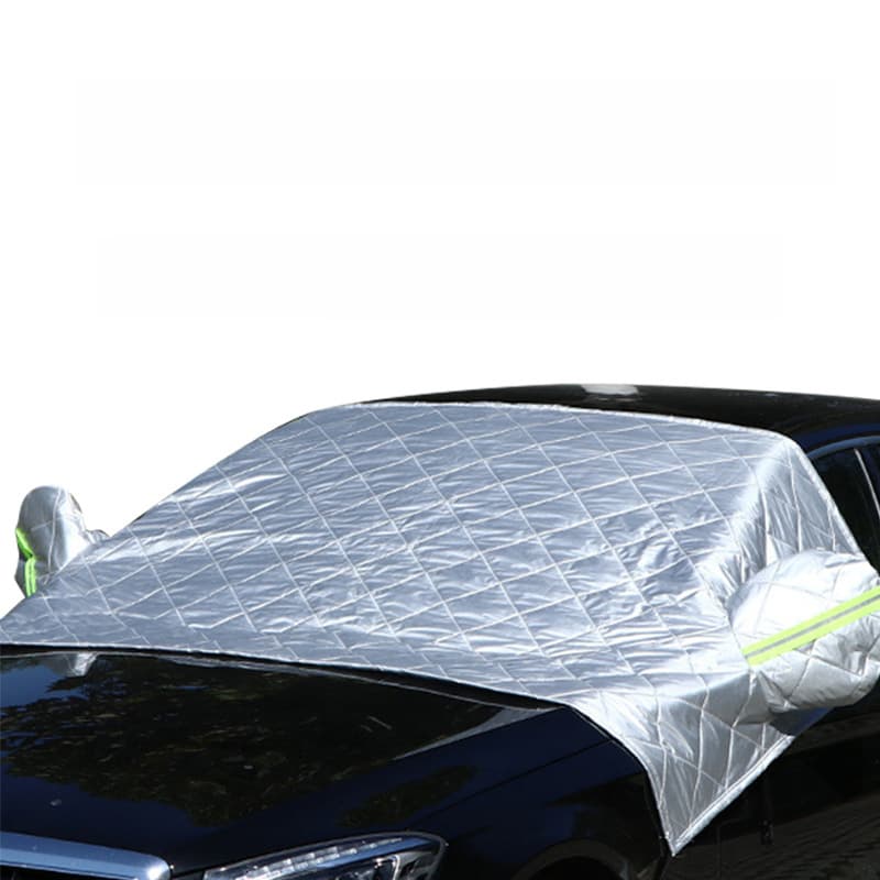 Car snow cover half cover snow cover snow cover anti-snow anti-hail car jacket thickened waterproof sunshade car snow cover