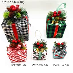 Cross-border New Products Christmas Decorations Pendant Christmas Tree Pendant Christmas Cloth Decoration Gift Bag thumbnail 2