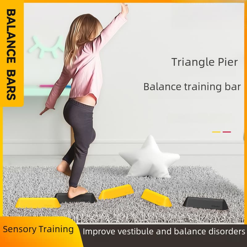 Children's Balance Strips Sensory Training Triangle Pads Kindergarten Strips Vestibular Sensory Training Equipment