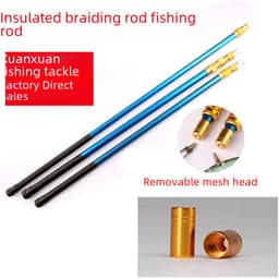 Factory wholesale removable net head insulation positioning copy net rod fishing rod fishing net single rod double rod telescopic rod thumbnail 5