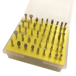 50pc grinding head diamond grinding needle jade stone carving needle electric grinding alloy grinding Rod Emery grinding head thumbnail 4