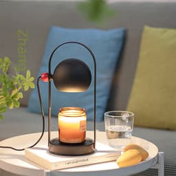 Scandinavian Handle Aromatherapy Melted Wax Lamp Personalized Adjustable Desk Decoration Led Fragrance Table Lamp Fireless Essential Oil Melted Candle Lamp thumbnail 4