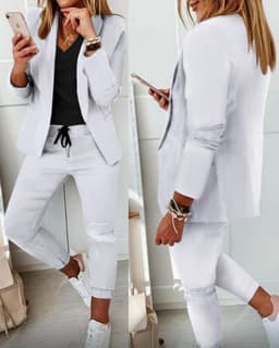 2025Wish Amazon Independent Website New Casual Fashion Suit Small Suit Women's Suit Large Quantity in Stock thumbnail 4