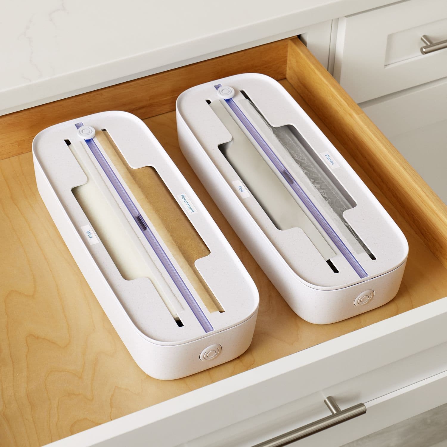 Kitchen Cling Film Cutter, Special Tear-Free Disposable Cling Film Set for Refrigerator and Food, Creative Cutting Box Artifact