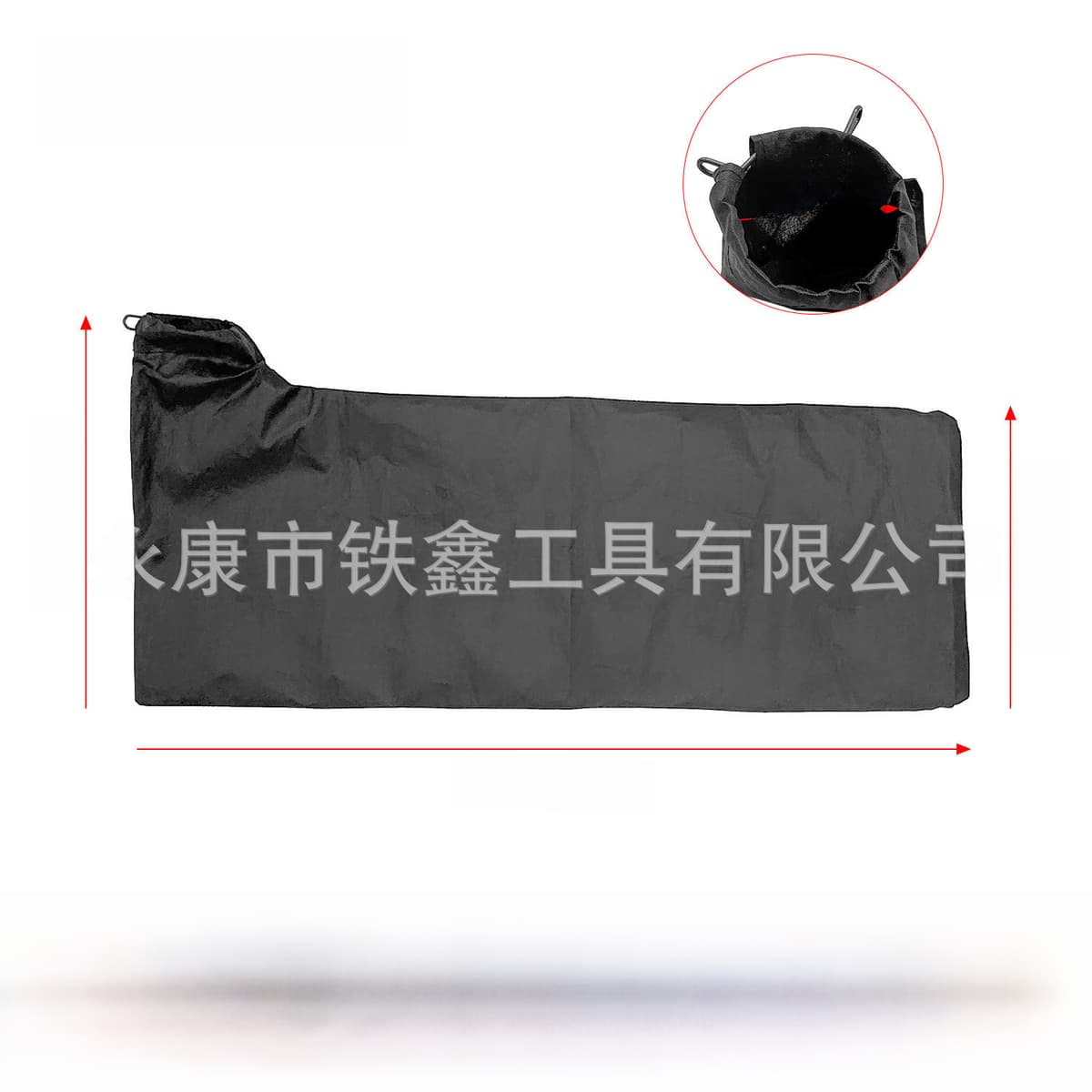 Cross-border e-commerce export lengthened 255 dust bag cutting machine cloth bag 255 cutting machine dust bag cloth bag 04765
