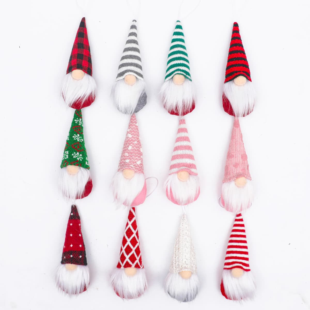 2022 Christmas Decoration Knitted Small Pendant Christmas Tree Hanging Ornaments Forest Old Man Faceless Doll Small Pendant