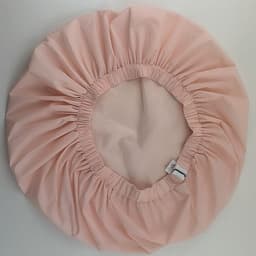 Double-layer Solid Color Waterproof Shower Cap Upgraded Adjustable Women's Baked Oil Shower Cap Soft Silk Double-use Shower Cap Chemotherapy Cap Sleeping thumbnail 1