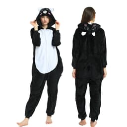 Sourcework Blue Lancer Blue Rose Red Stitch Cartoon Animal One-Piece Pajamas Flannel thumbnail 5