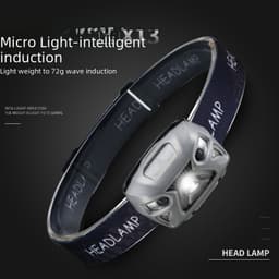 LED headlight induction bait changing lamp outdoor fishing USB charging head lamp strong light night fishing mountaineering camping lamp thumbnail 2