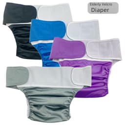 Adult Velcro-Fastened Adjustable Size Waterproof Leak-Proof Cloth Diaper Pocket, Baby and Maternity Products Manufacturer, in Stock thumbnail 1