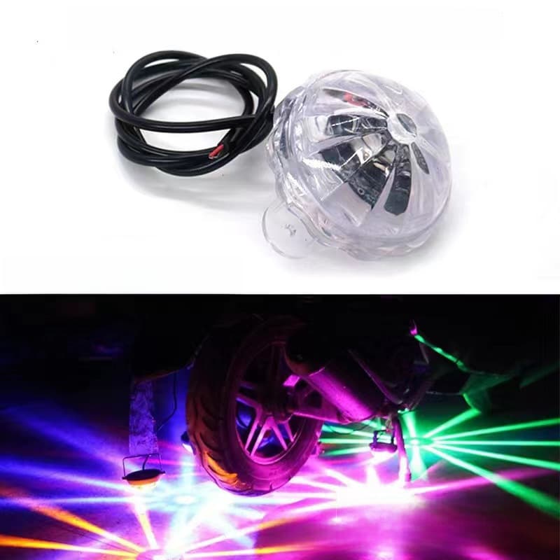 12/72v Volt truck universal modified led colorful chassis light decorative light floor flowering light flash light burst light