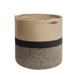 棉绳收纳筐家居防尘折叠浴室脏衣篮零食篮筐花盆绿植置物篮编制篮 thumbnail 5