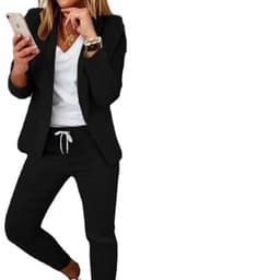 2025Wish Amazon Independent Website New Casual Fashion Suit Small Suit Women's Suit Large Quantity in Stock thumbnail 5