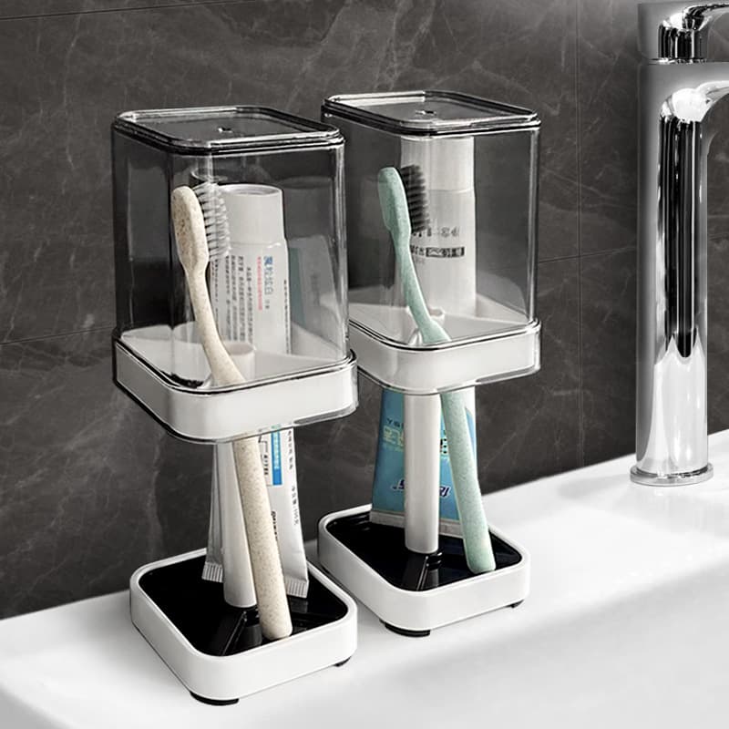 Dust-proof Washing Cup Toothpaste Toothbrush Storage Rack Household Gargle Cup Set Toothbrush Cup Dormitory Toothbrush Holder Toothbrush Holder