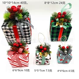 跨境新品 圣诞装饰品挂件 圣诞树挂件 圣诞节包布装饰礼包 thumbnail 2