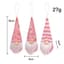 Pink faceless pendant three-piece set
