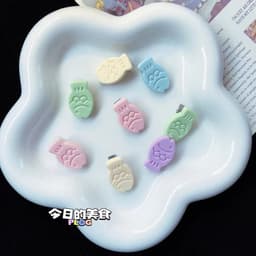 小鱼发夹ins可爱迷你奶油色卡通造型鸭嘴夹学生刘海边夹少女发饰 thumbnail 2