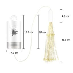Amazon outdoor LED explosion Star copper wire light color string light battery smoke lamp dandelion light decorative light strip thumbnail 5