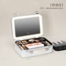15 inch ring lamp cosmetic case "cream white]