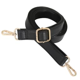 Black Bag Strap Plain Pebbled Cross Pattern Shoulder Strap Adjustable Diagonal Single Shoulder Shoulder Strap Bag Belt Accessories thumbnail 5