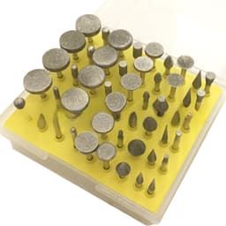 50pc grinding head diamond grinding needle jade stone carving needle electric grinding alloy grinding Rod Emery grinding head thumbnail 1