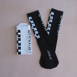 Factory wholesale autumn and winter men's Tide brand combed cotton ow socks long tube ins Street all-match female sports jacquard socks thumbnail 3
