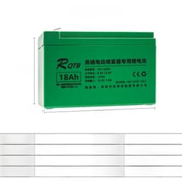 Sprayer lithium battery 12V volt backpack type agricultural spraying machine stall lighting special energy storage large capacity battery thumbnail 4