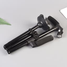 Portable Folding Cane with Light for Elderly Outdoor Telescopic Double Handle Four-Leg Cane Intelligent Aluminum Alloy Walking Aid thumbnail 2