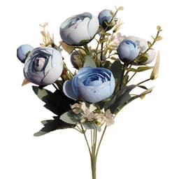 Tea Rose Artificial Bouquet, Fake Flower Ornaments, Living Room Table Decorations, Tv Cabinet Decoration Flowers, B&B Home Design thumbnail 5