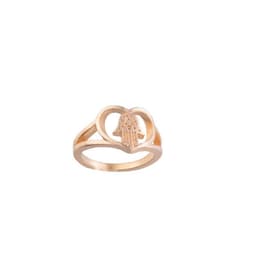 Qifu Retro Beauty Head Gold Coin Pattern Love Fatima Palm Ring 15 Piece Set Ring thumbnail 5