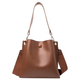 Bag Women's 2024 New Bags Korean Style Broadband Shoulder Crossbody Bucket Bag Autumn and Winter Retro Large Capacity Bag thumbnail 5